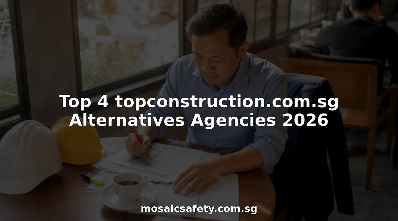 Consultant reviewing construction safety documents
