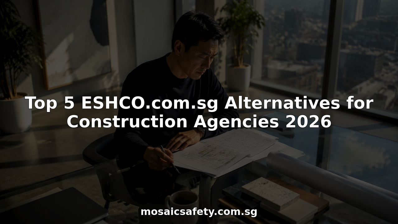 Project manager reviewing construction safety reports