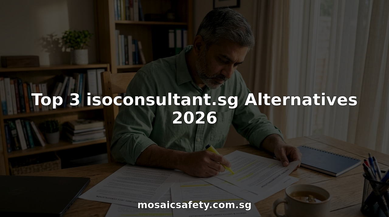 Man reviewing ISO certification paperwork