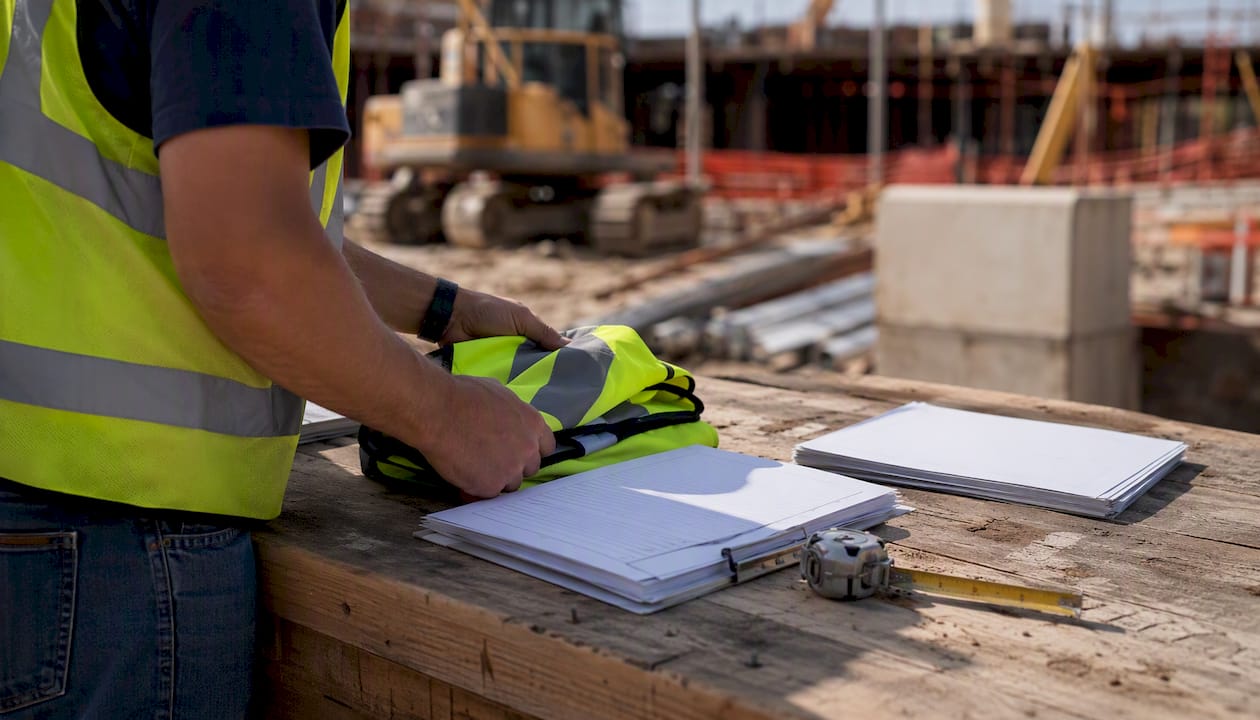 ISO certification gap analysis documents and safety gear