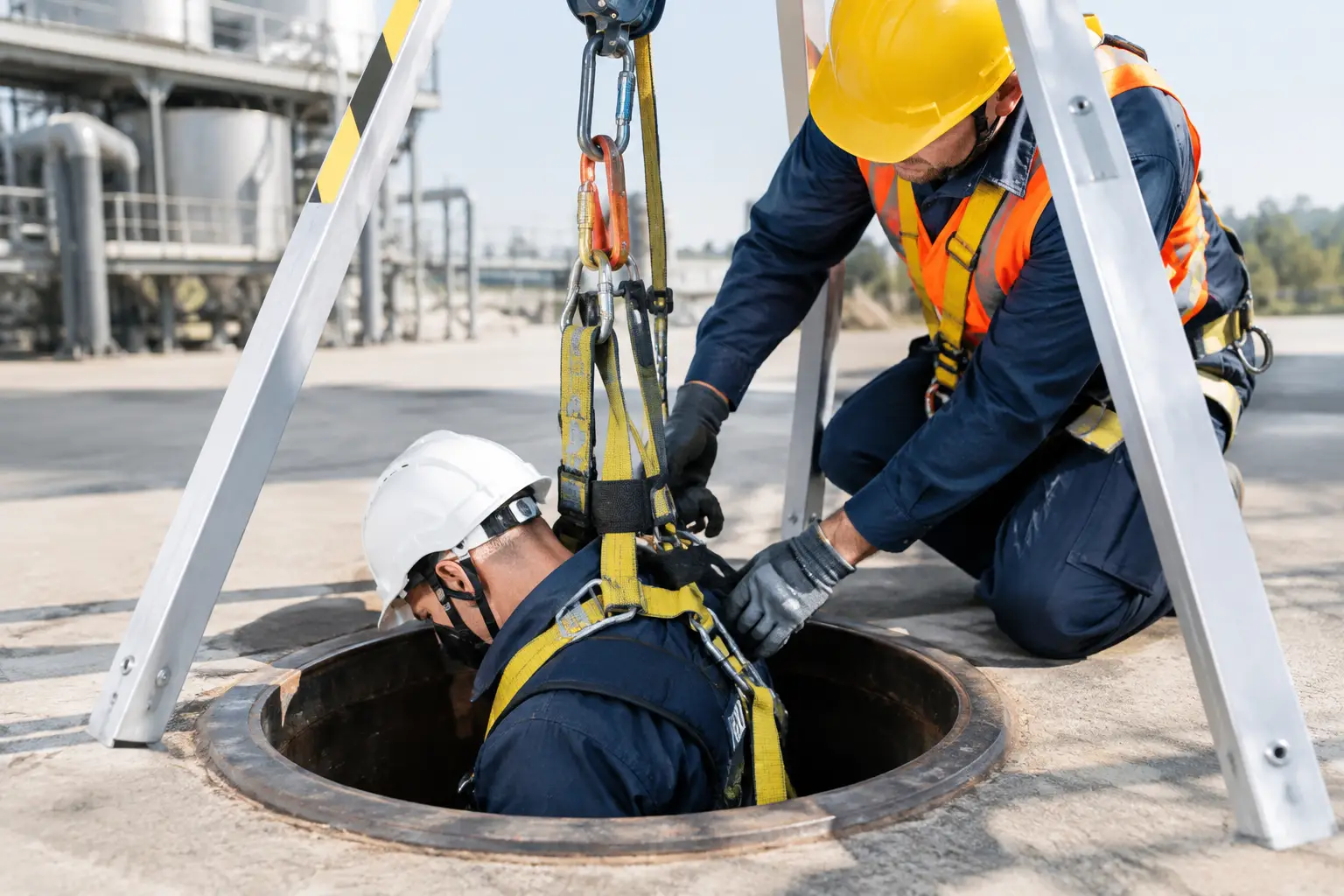 Confined Space Rescue Example for Safer Worksites